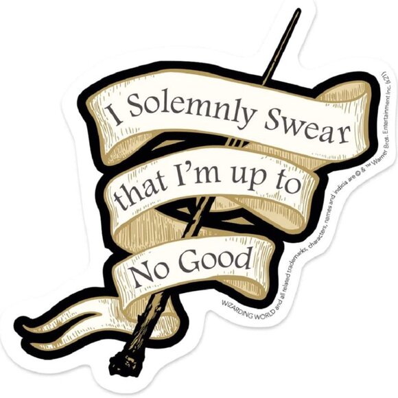 Harry Potter I Solemnly Swear Lanyard and Gadget Decal Sticker - Wizarding World - Picture 3 of 10
